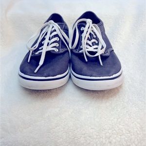 Navy Vans shoes